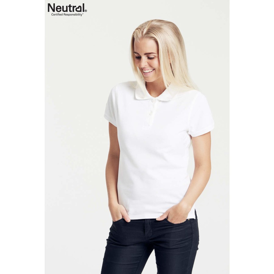 Damen Bio Piqué Polo – Bild 2