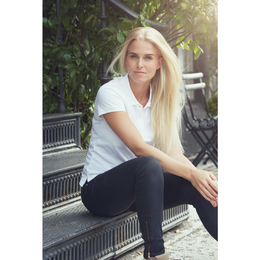 Damen Bio Piqué Polo – Bild 6