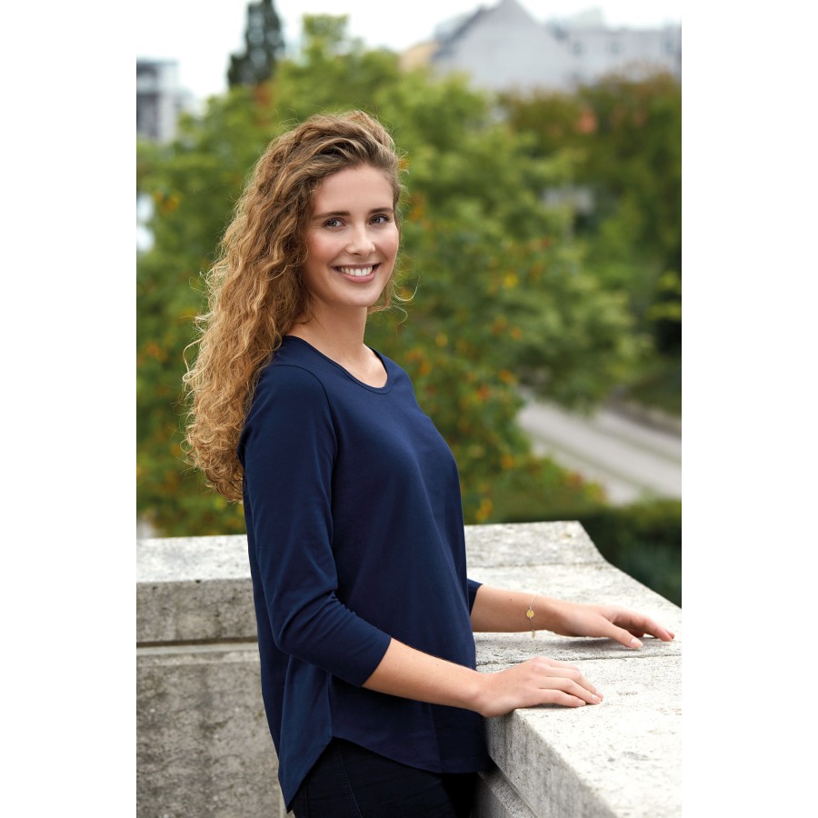 Damen Three Quarter Sleeve T-Shirt – Bild 2