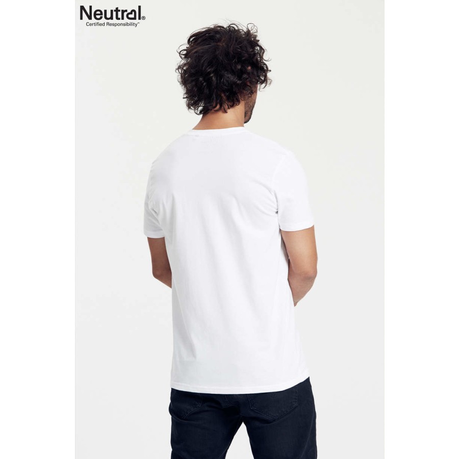 Herren V-neck T-Shirt – Bild 3