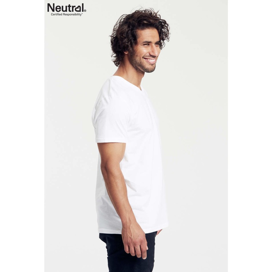 Herren V-neck T-Shirt – Bild 6