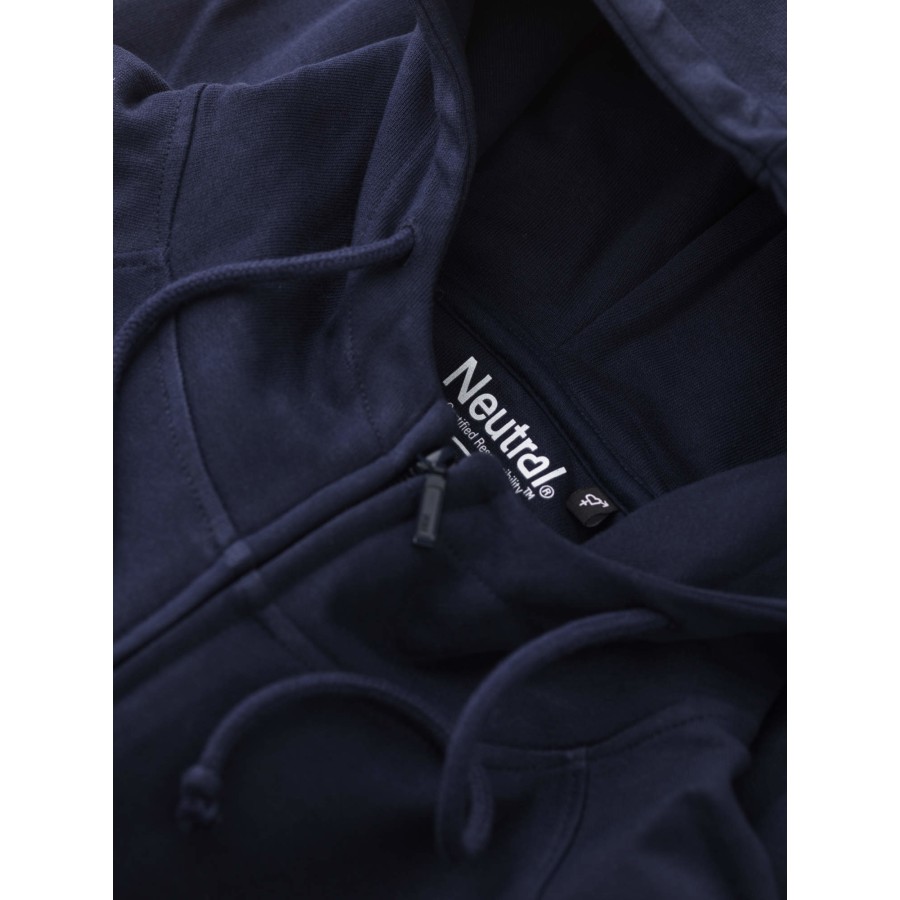 Unisex Hoodie with Hidden Zip – Bild 3