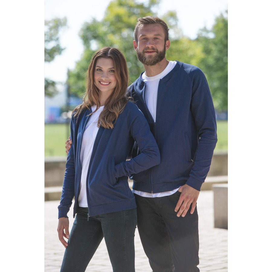 Unisex Bio Sweatjacke – Bild 4