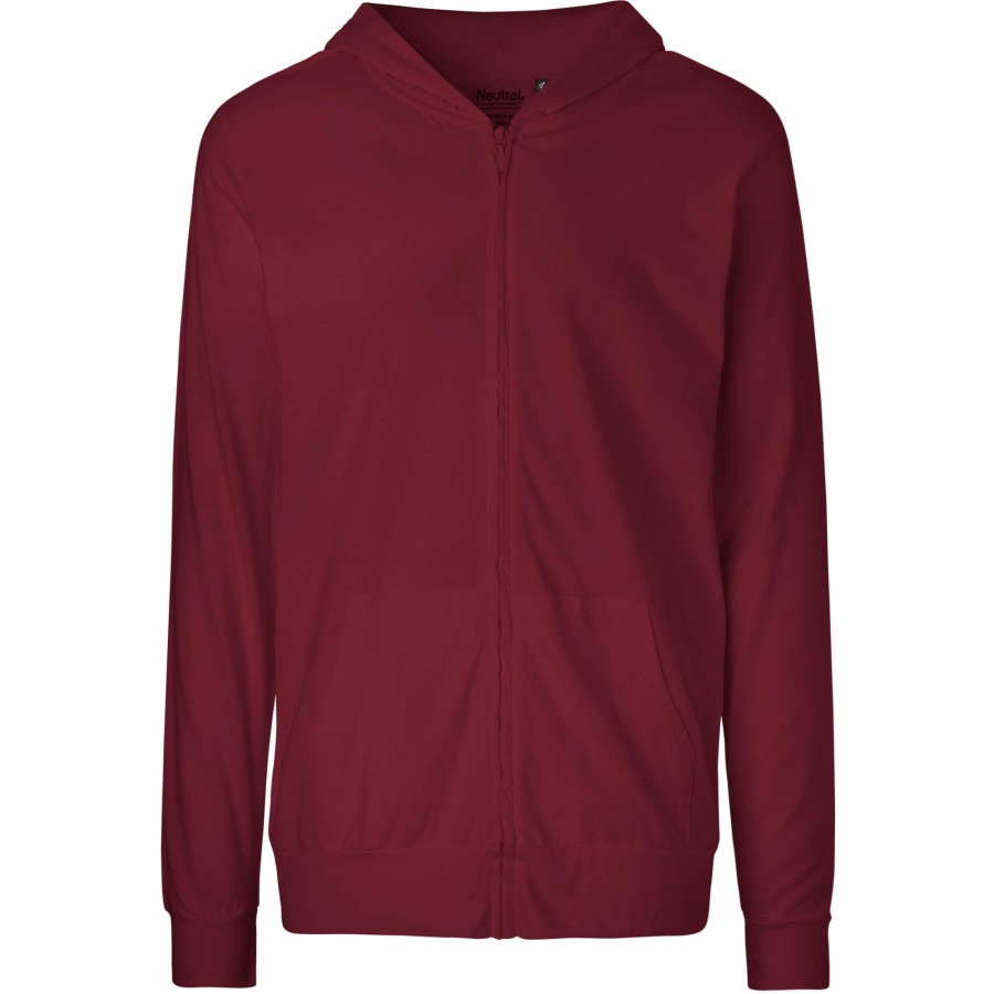 Unisex Jersey Hoodie with Zip
