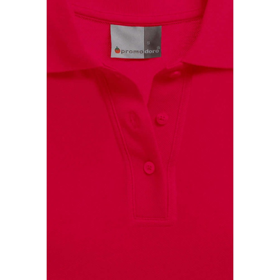 Damen Heavy Polo Longsleeve – Bild 3