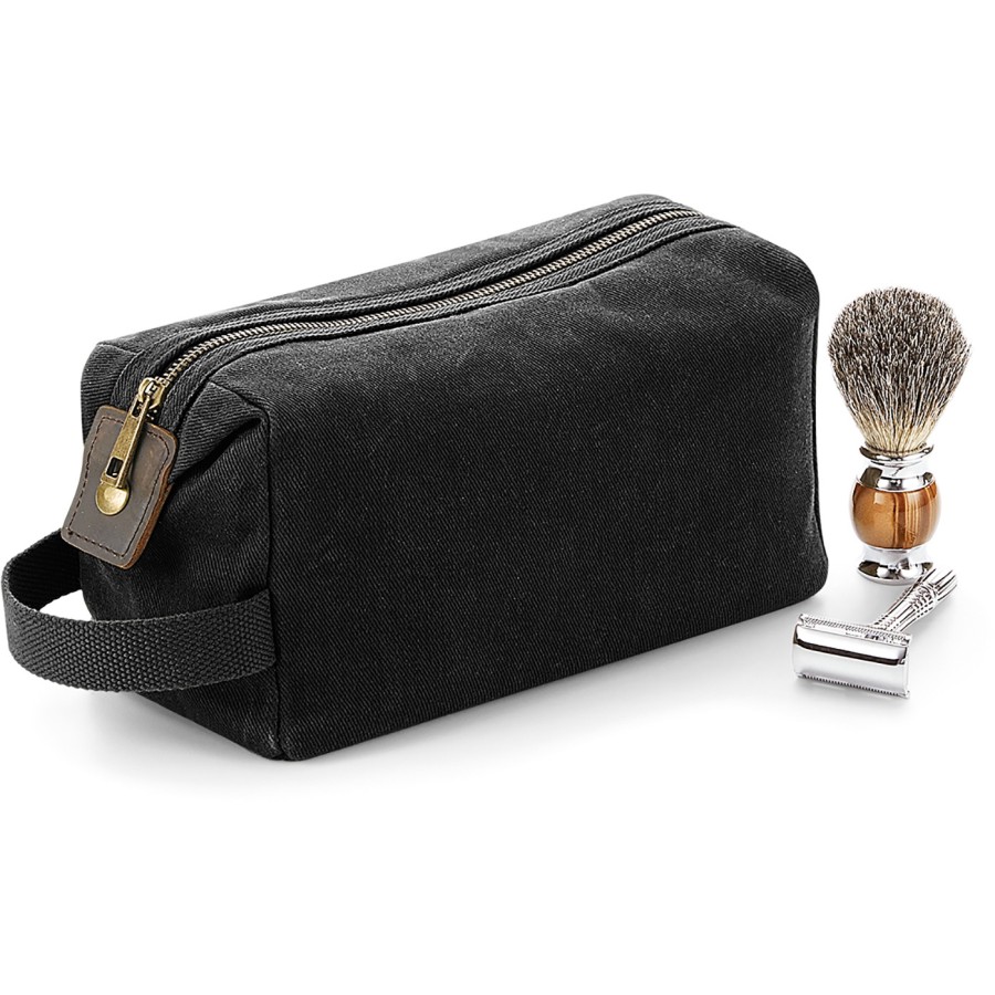Heritage Waxed Canvas Wash Bag