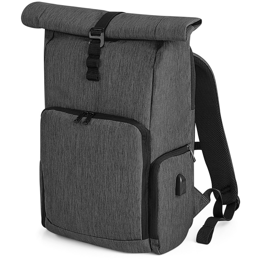 Q-Tech Charge Roll-Top Backpack