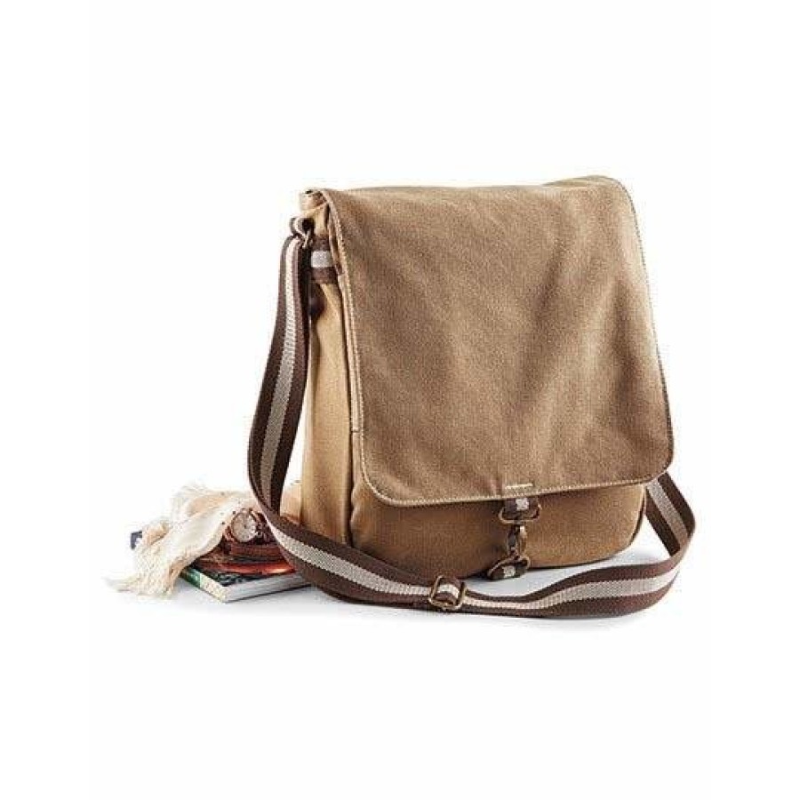 Vintage Canvas Messenger