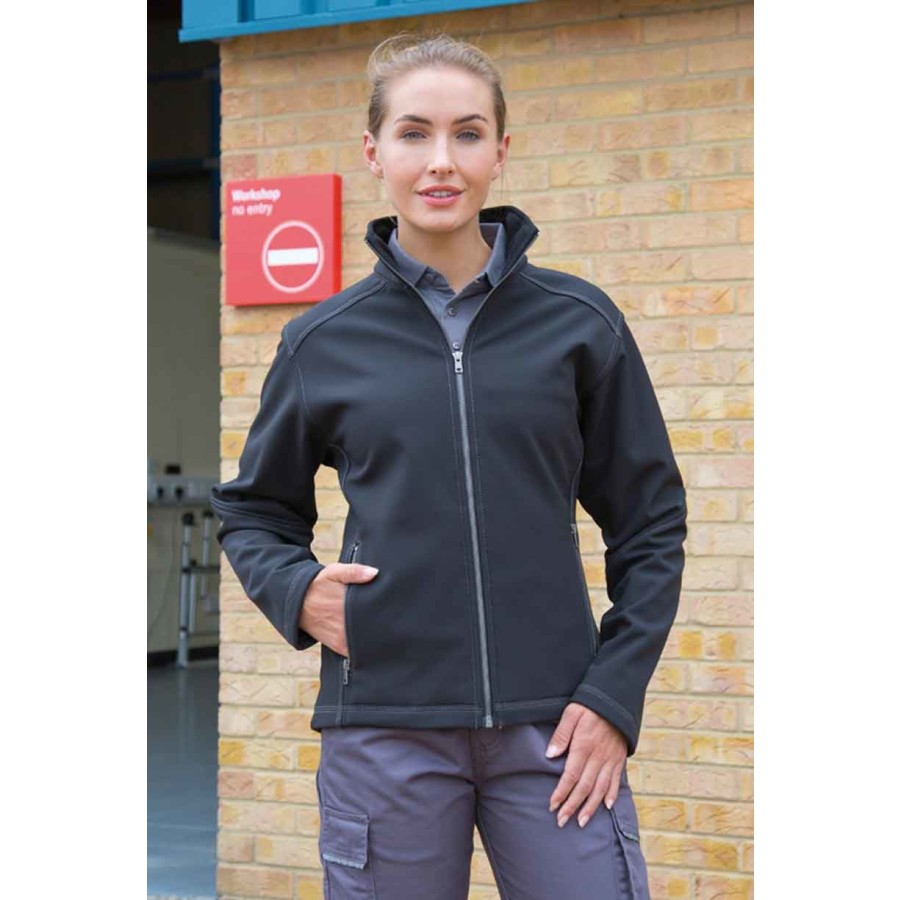 Damen Treble Stitch Softshell Jacket – Bild 2