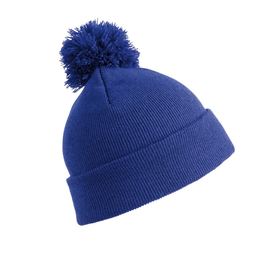 Kinder Strickmütze mit Pompon
