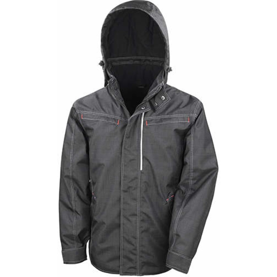 Workwear Jacke in Denim Struktur
