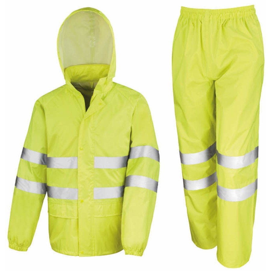 High Viz Waterproof Suit