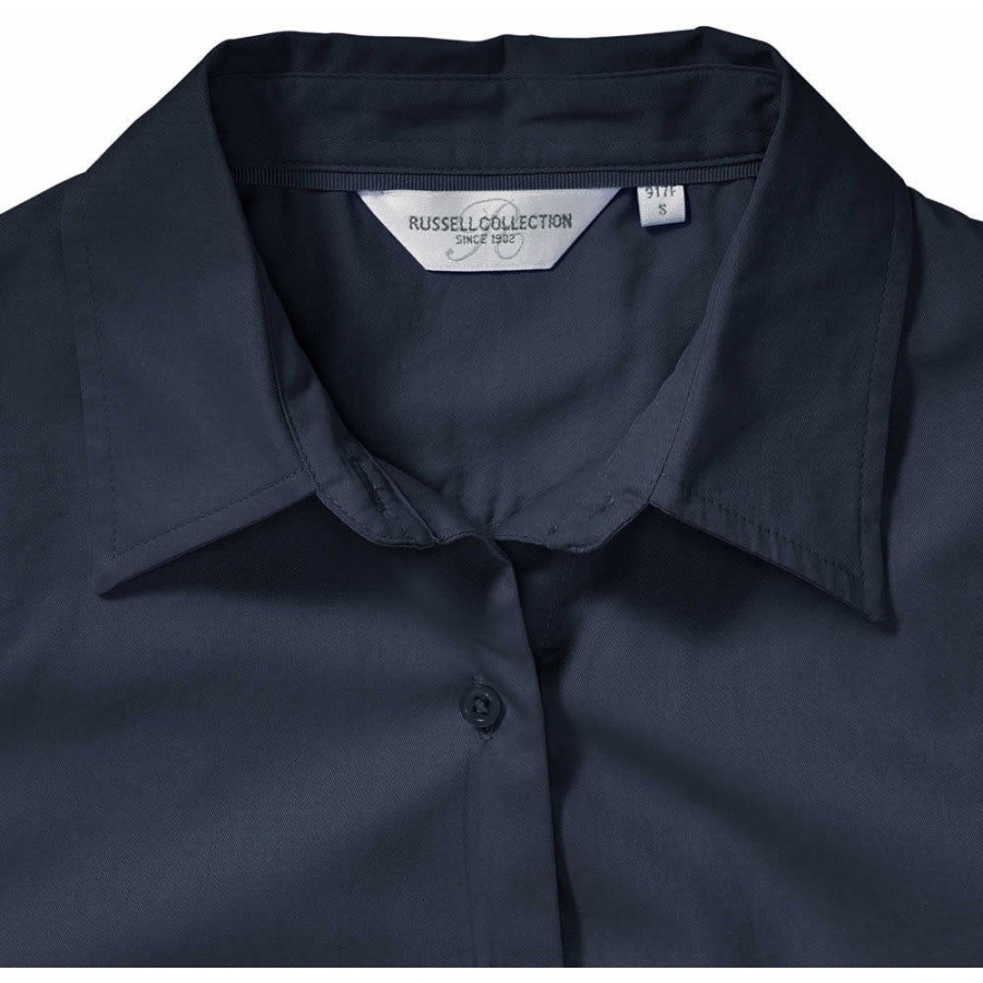 Twill Bluse kurzarm – Bild 4