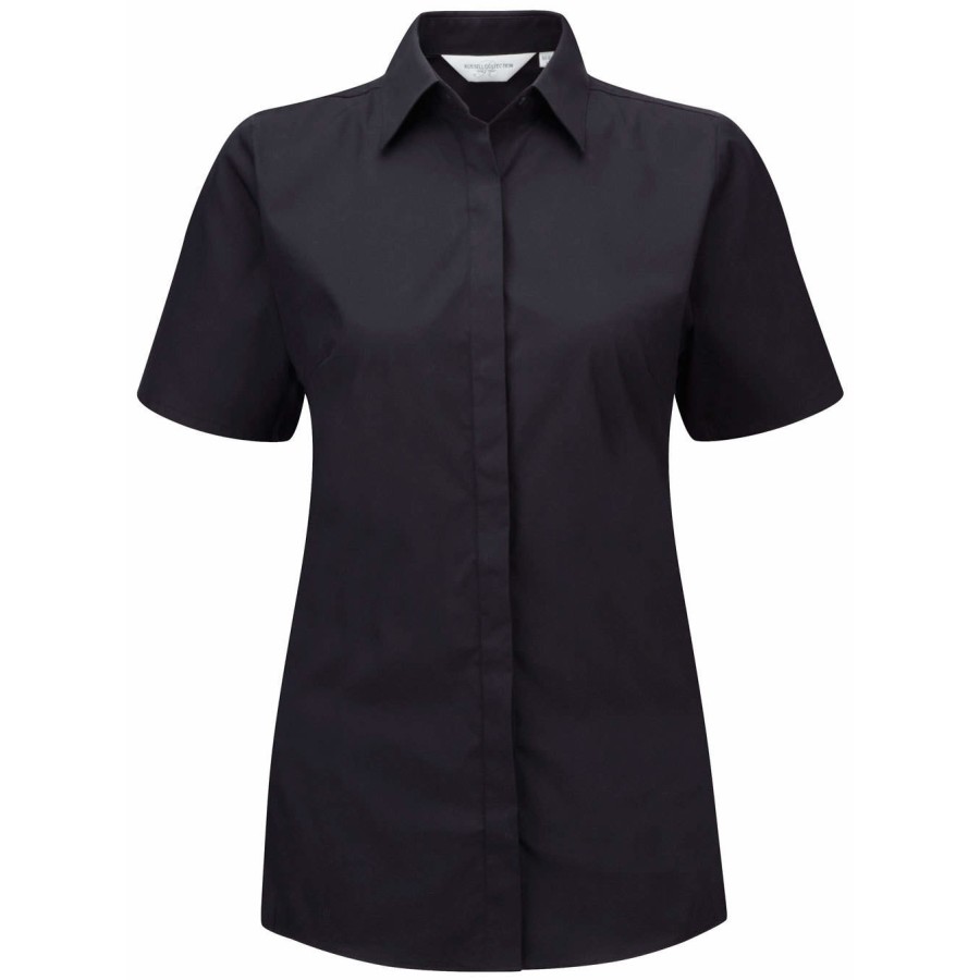 Ultimate Stretch Bluse kurzarm