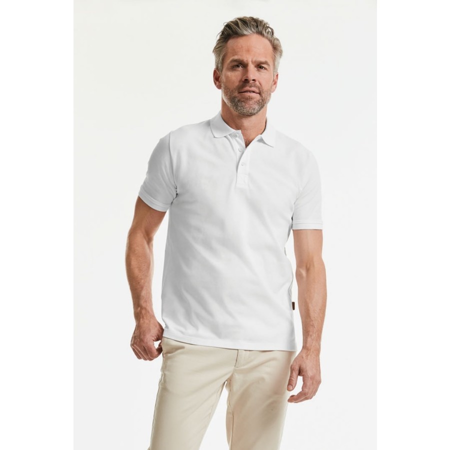 Herren Bio Piqué Polo – Bild 2