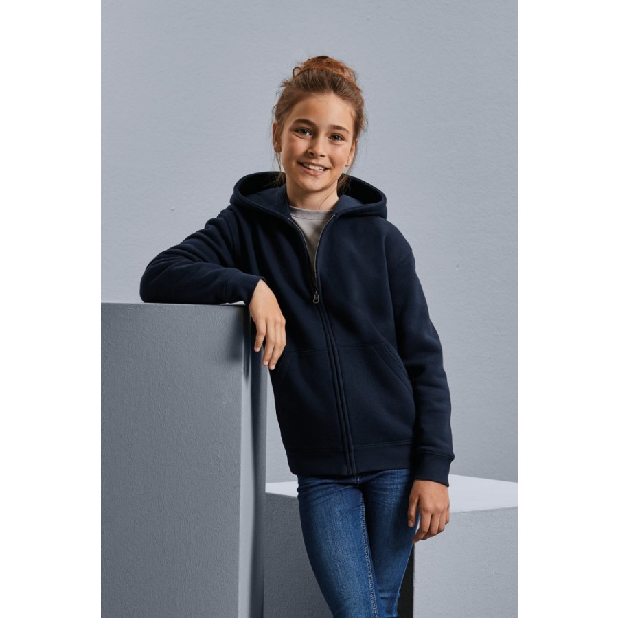 Kinder Authentic Kapuzen Sweatjacke – Bild 2
