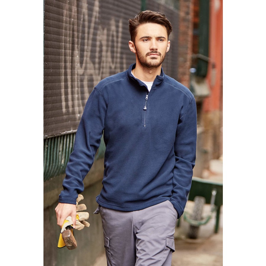 Microfleece Pullover mit 1/4 Zip – Bild 2