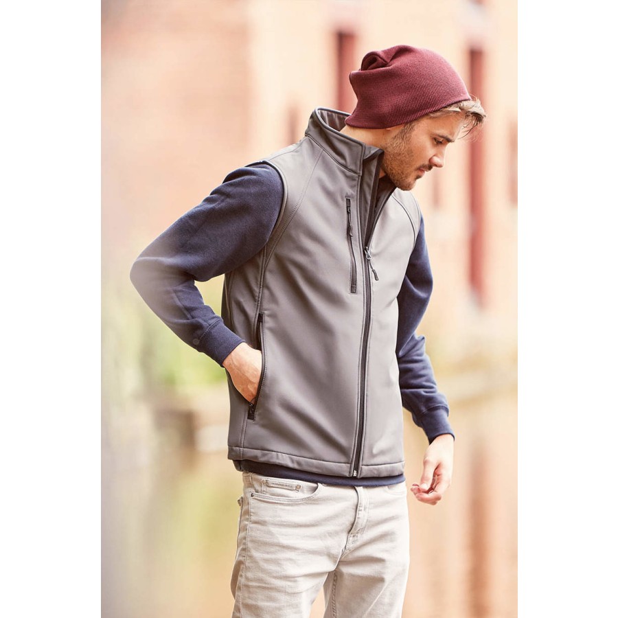 Herren 3-Lagen Softshell Gilet – Bild 2