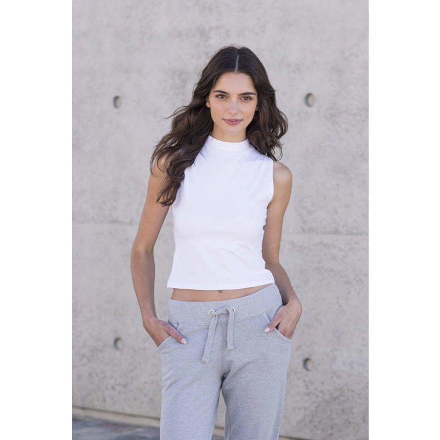Damen High Neck Crop Vest – Bild 2