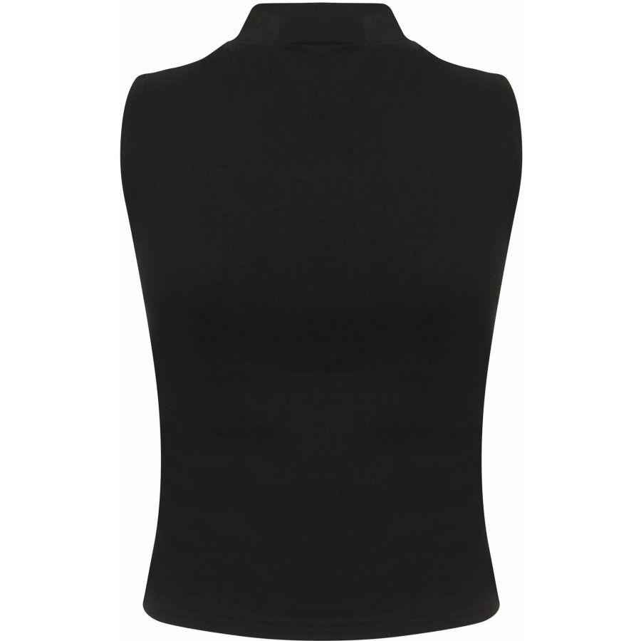 Damen High Neck Crop Vest – Bild 3