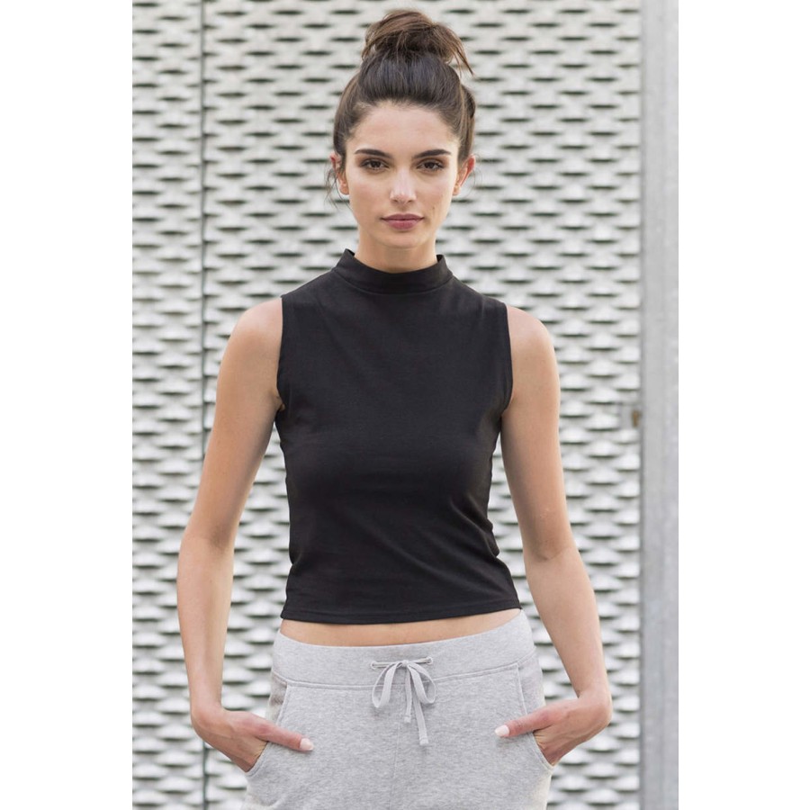 Damen High Neck Crop Vest – Bild 6