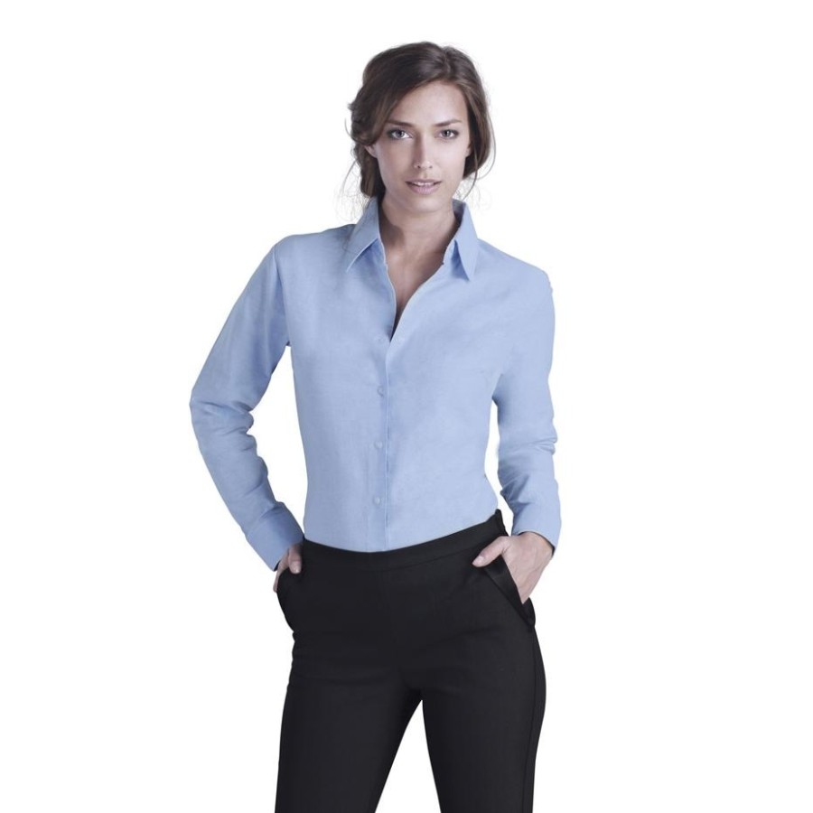 Oxford Bluse langarm – Bild 2