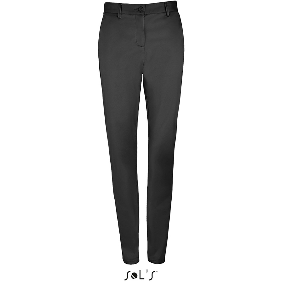 Damen Satin Stretch Hose
