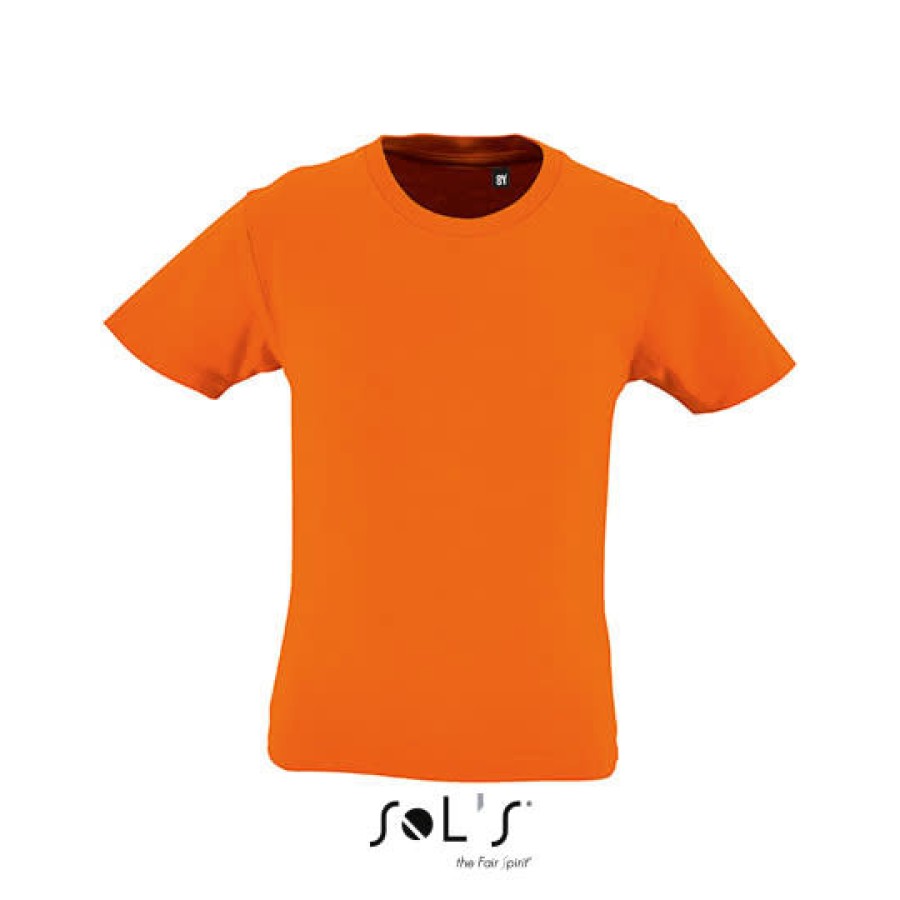 Kinder Round Neck Short-Sleeve T-Shirt Milo