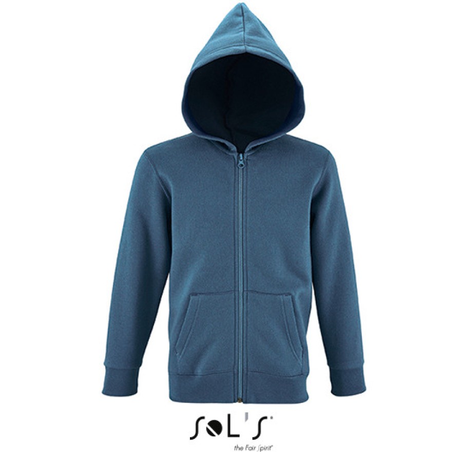 Kinder Zip Hoodie Stone