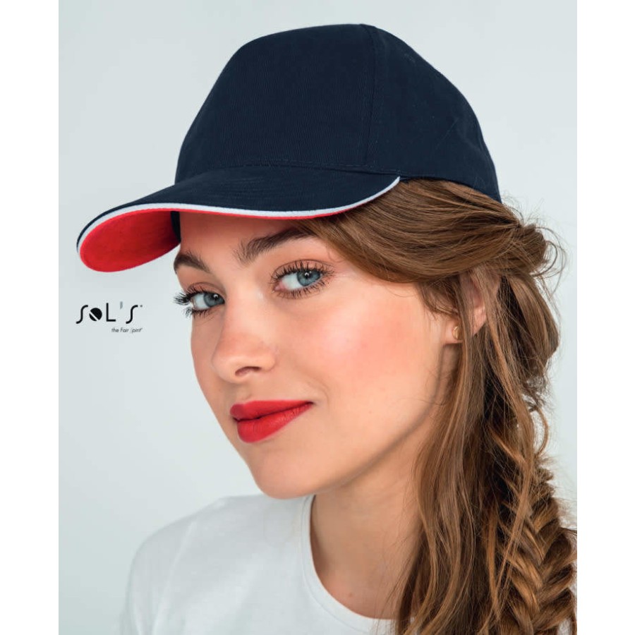 Unisex Contrast Three-Colour Cap Longchamp – Bild 2