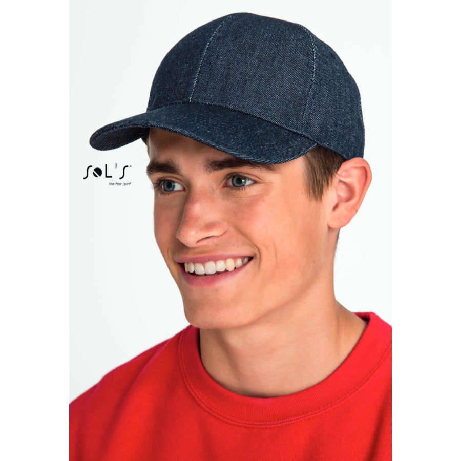 Unisex Denim Cap Foxy – Bild 2