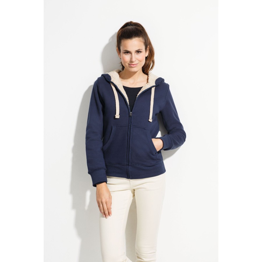 Unisex Kapuzen Sweatjacke – Bild 2