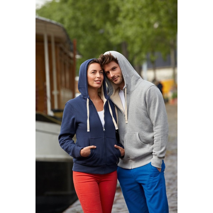 Unisex Kapuzen Sweatjacke – Bild 3