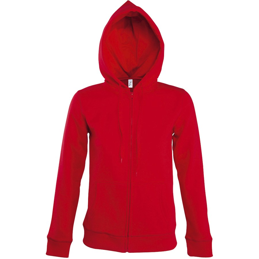 Damen Sweatjacke mit gefütterter Kapuze
