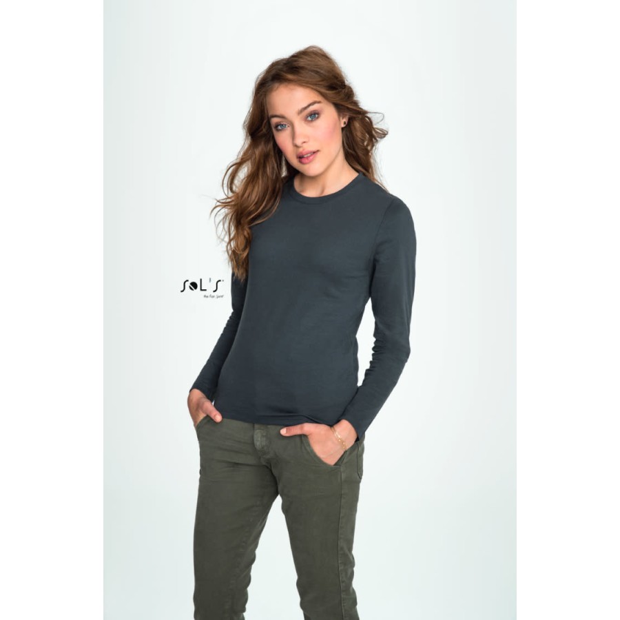 Damen T-Shirt langarm – Bild 2