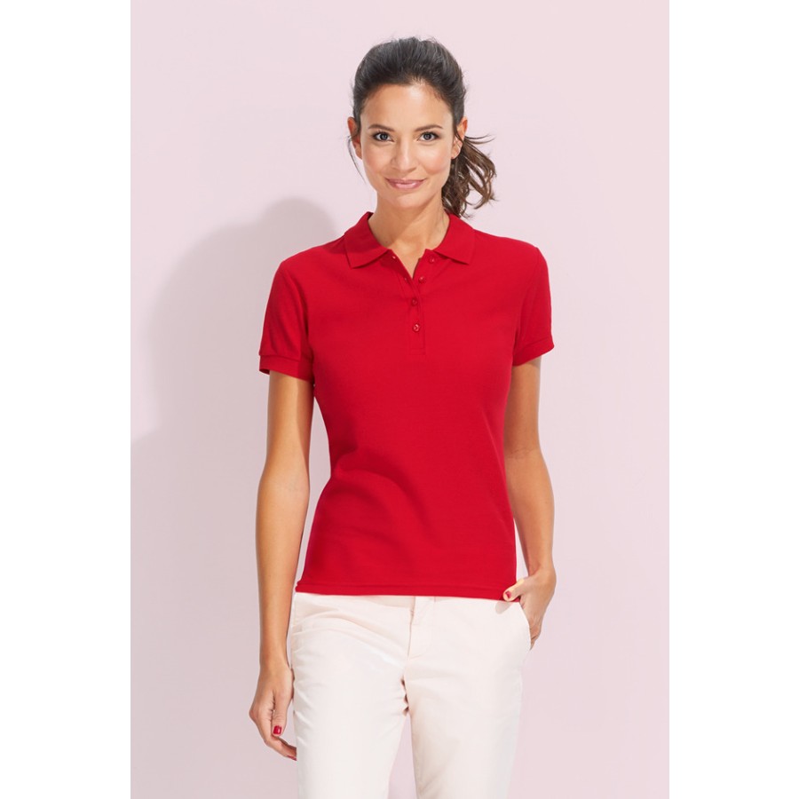 Damen Piqué Polo – Bild 2