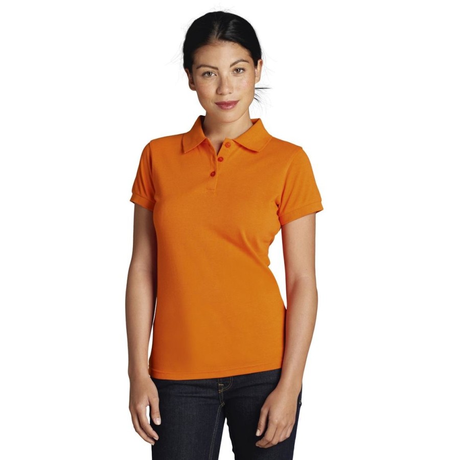 Schweres Damen Piqué Polo – Bild 2