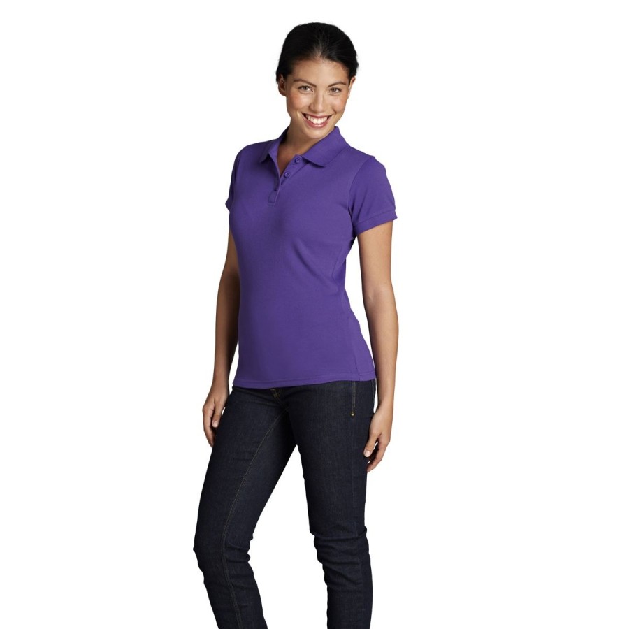 Schweres Damen Piqué Polo – Bild 6
