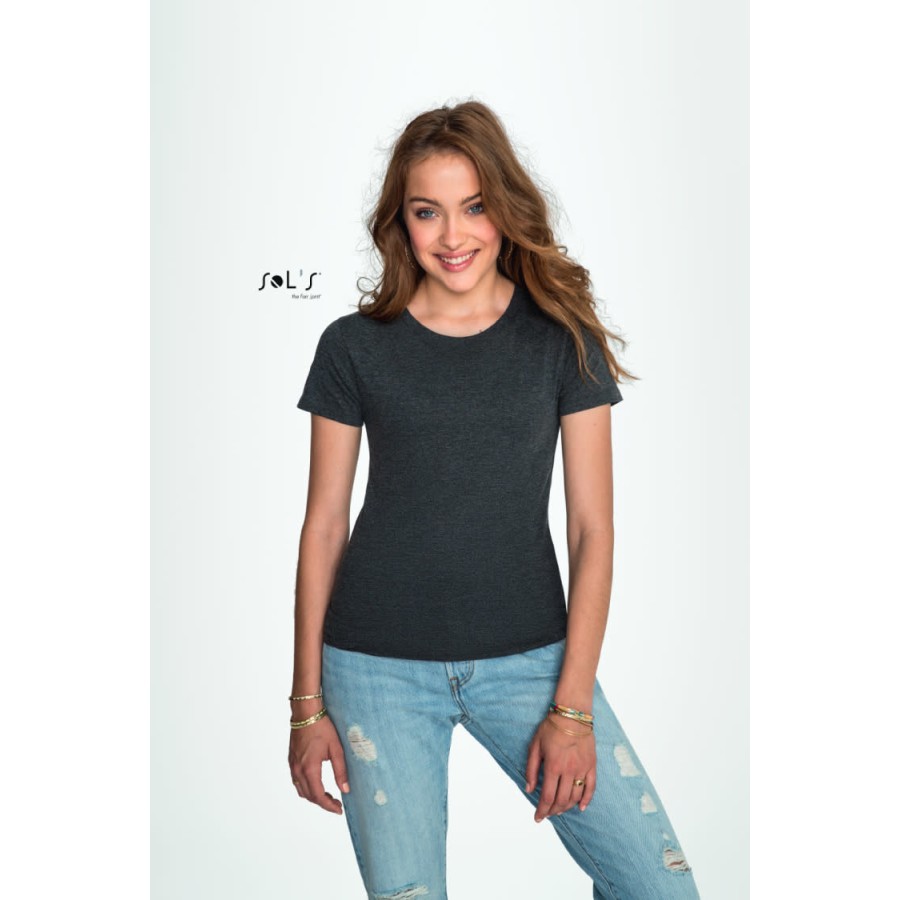Damen Round Neck Fitted T-Shirt Regent – Bild 2