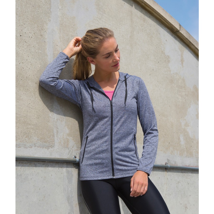 Damen Kapuzen Sweatjacke – Bild 2