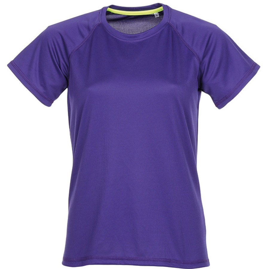 Damen Bird eye Raglan Sport Shirt