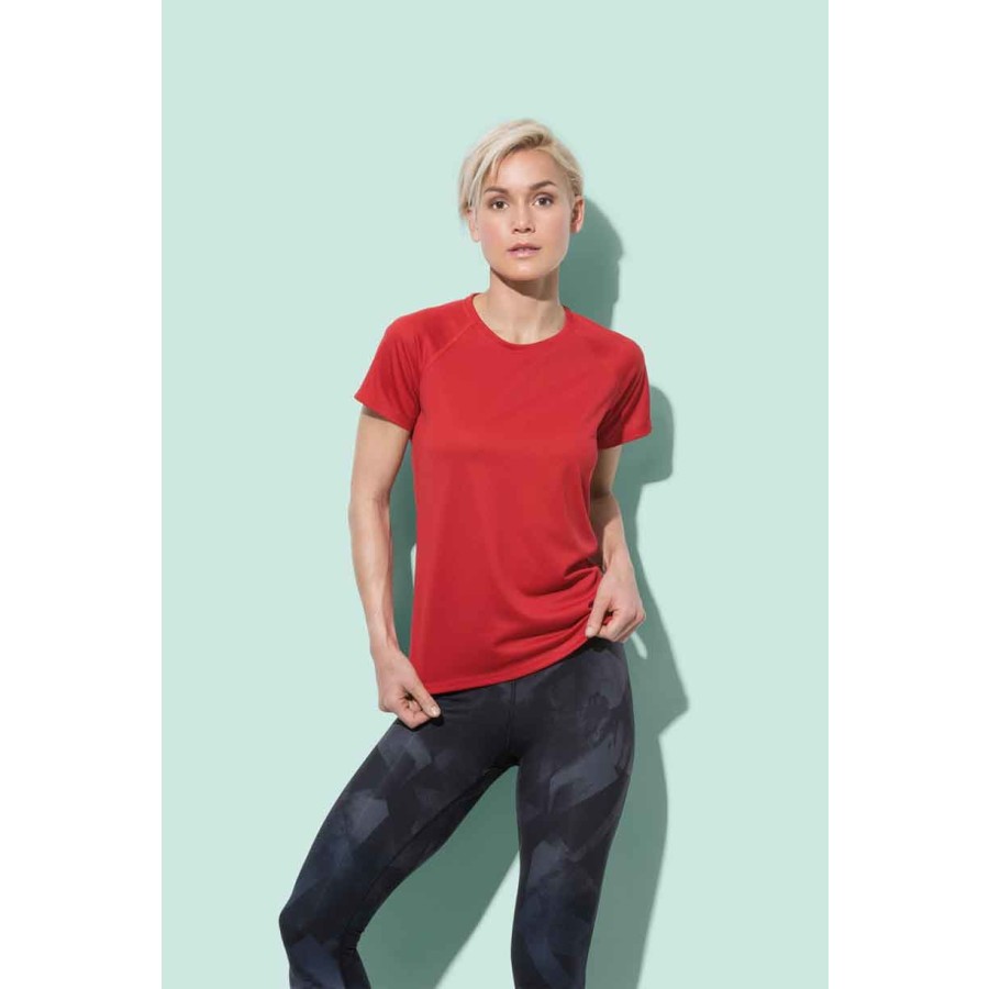 Damen Bird eye Raglan Sport Shirt – Bild 2