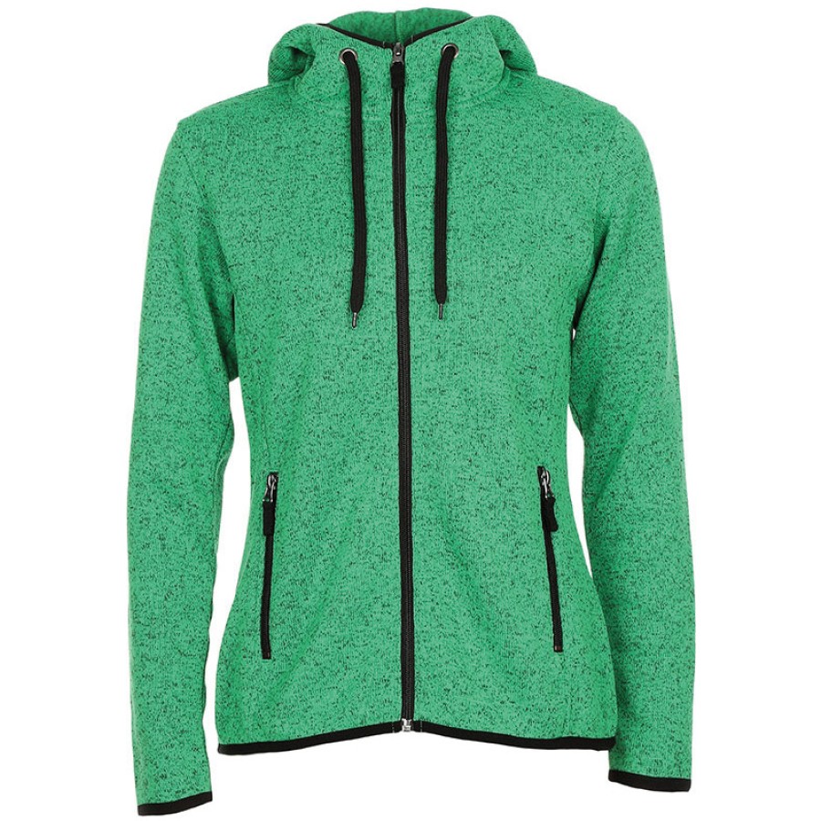 Damen Strickfleece Jacke