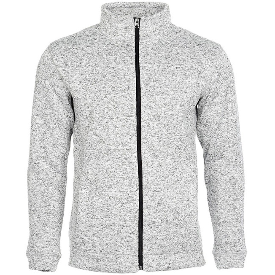 Herren Strickfleece Jacke
