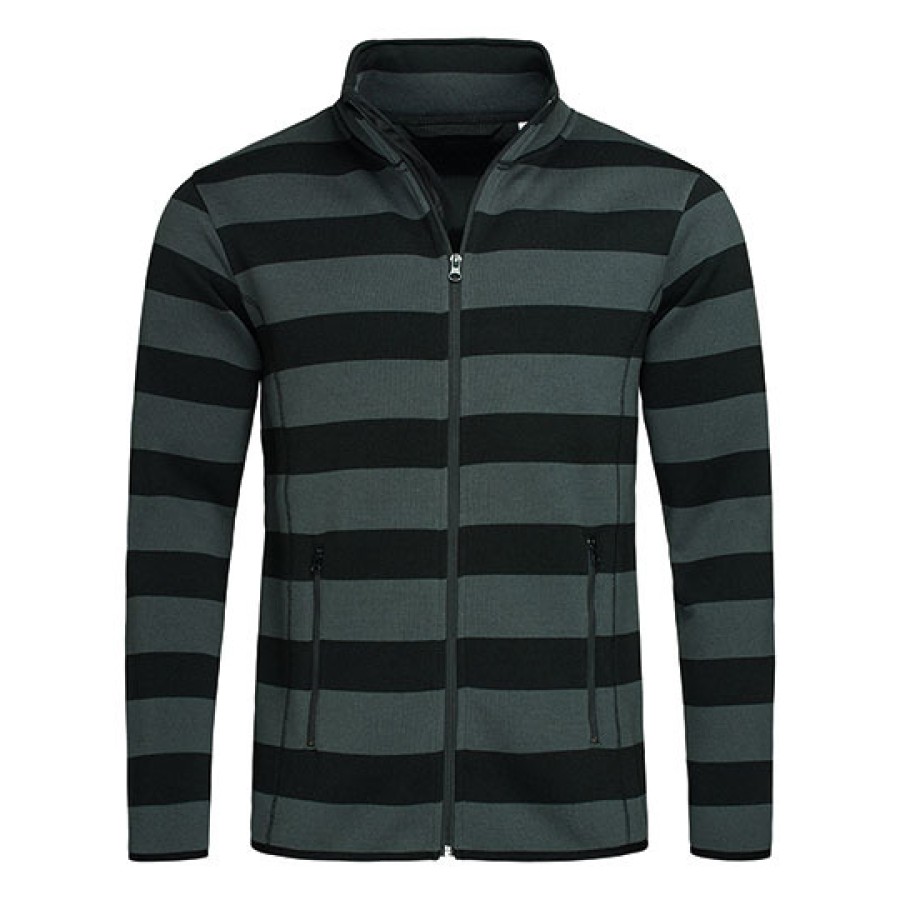 Striped Fleece Jacket