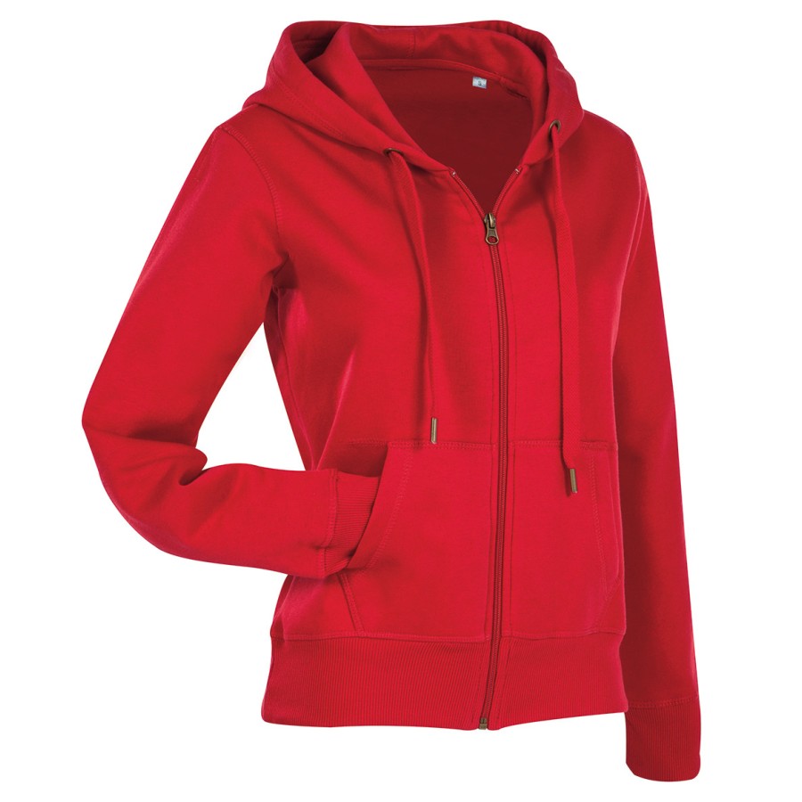 Damen Kapuzen Sweatjacke