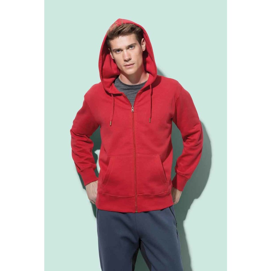 Herren Kapuzen Sweatjacke – Bild 2