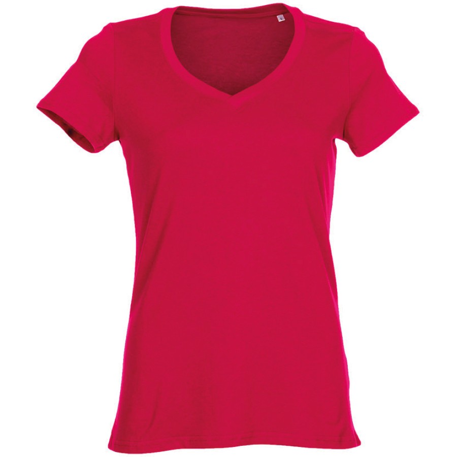 Damen Bio V-Ausschnitt T-Shirt Janet