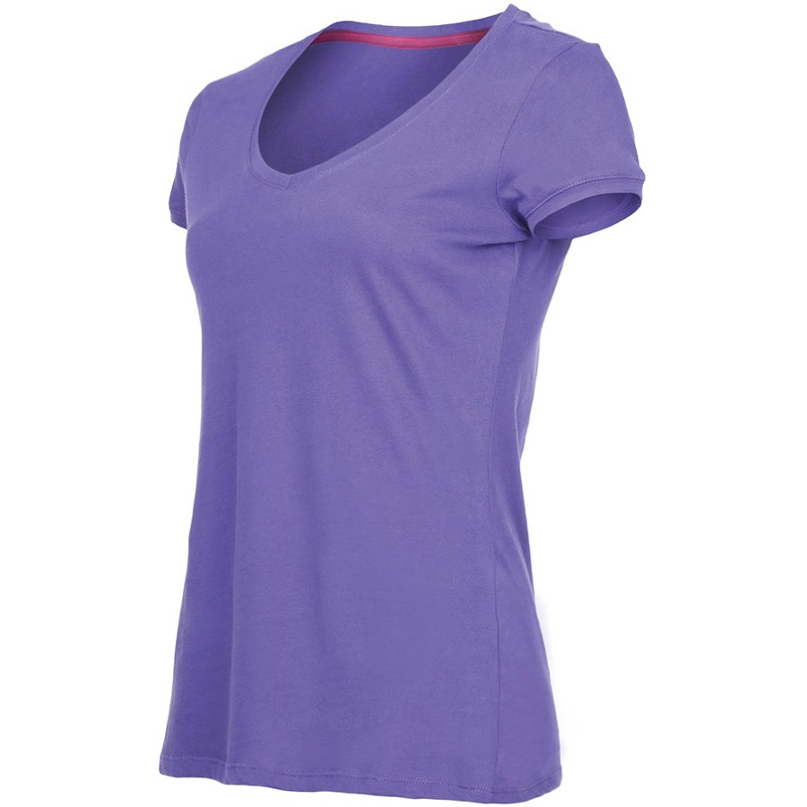 Damen V-Ausschnitt T-Shirt – Bild 3