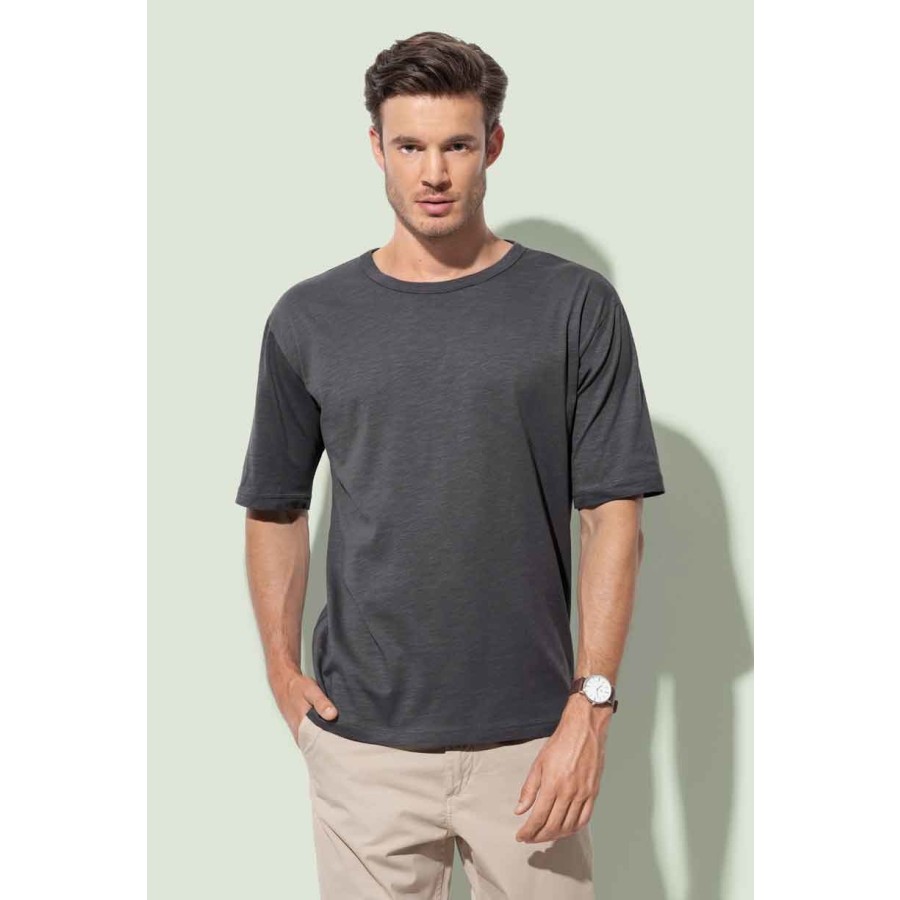 Slub Organic T-Shirt – Bild 5